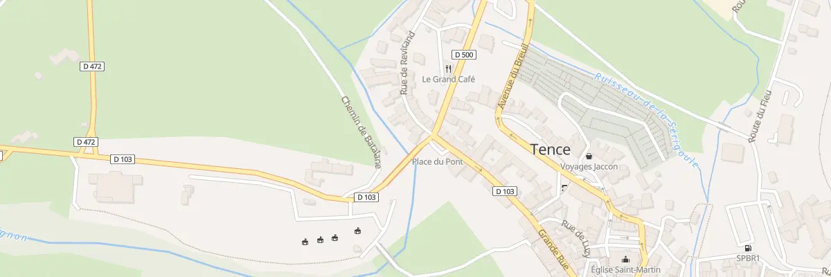 Plan du 1 Rue de Revirand à Tence