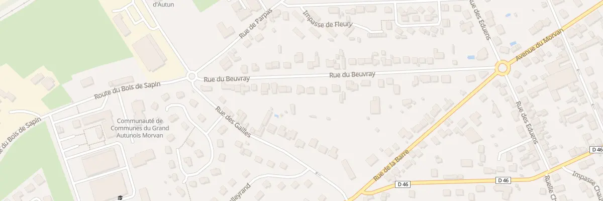 Plan du 29 Rue du Beuvray à Autun