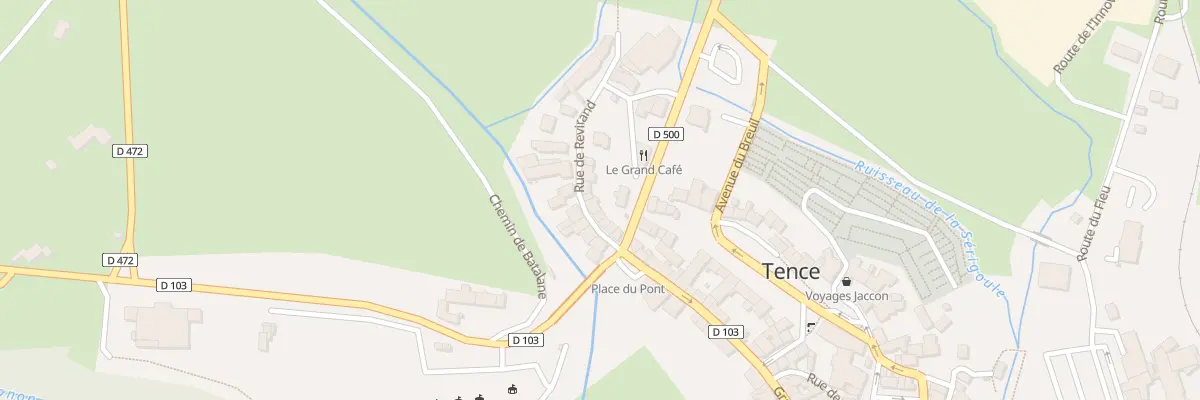 Plan du 10 Rue de Revirand à Tence