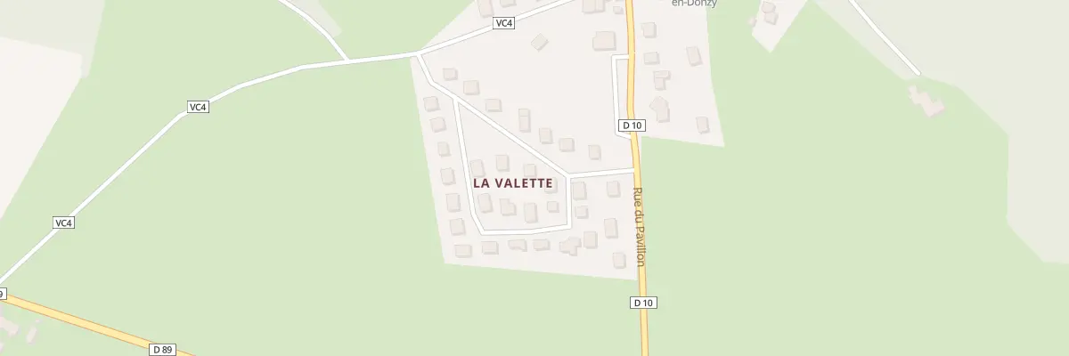 Plan du 27 Lot de la Valette à Salt-en-Donzy