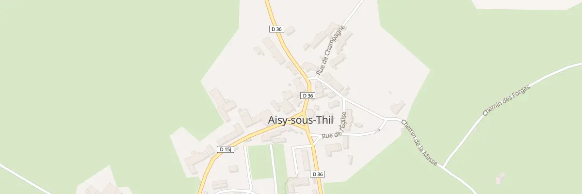 Plan du 2 Rue d’Amont à Aisy-sous-Thil