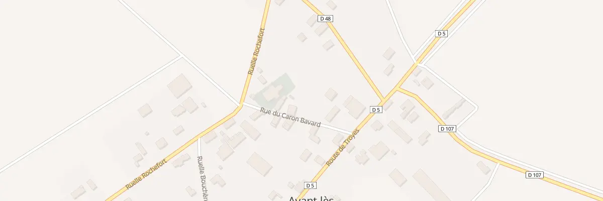 Plan du 6 Rue du Caron Bavard à Avant-lès-Ramerupt