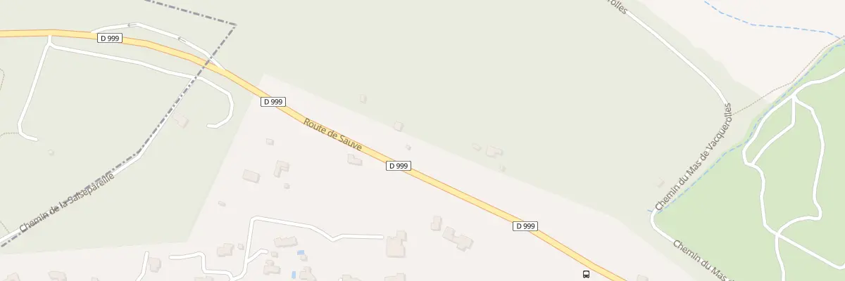 Plan du 6580 Rte de Sauve à Nîmes