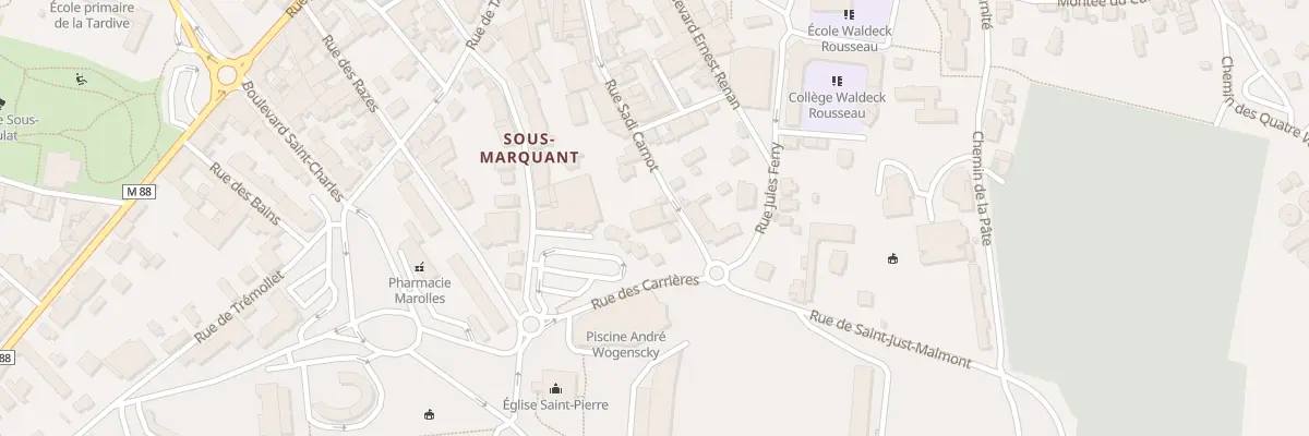 Plan du 23 Rue Sadi Carnot à Firminy