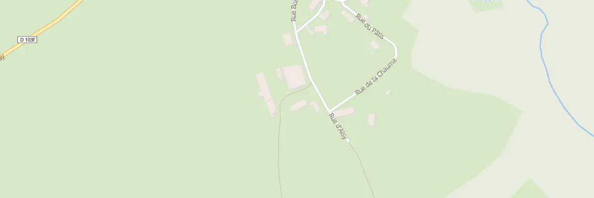 Plan du 6 Rue d’Aisy au Val-Larrey
