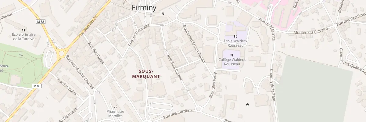Plan du 1 Imp du Vieux Cloître à Firminy