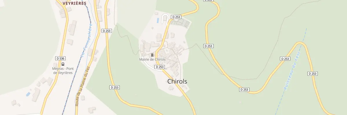 Plan du 55 Rle du Maréchal Ferrant à Chirols