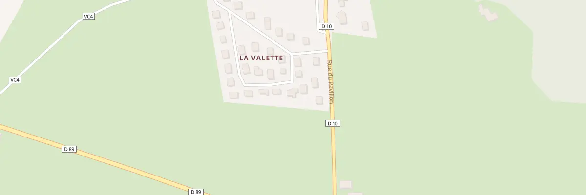 Plan du 7 Lot de la Valette à Salt-en-Donzy