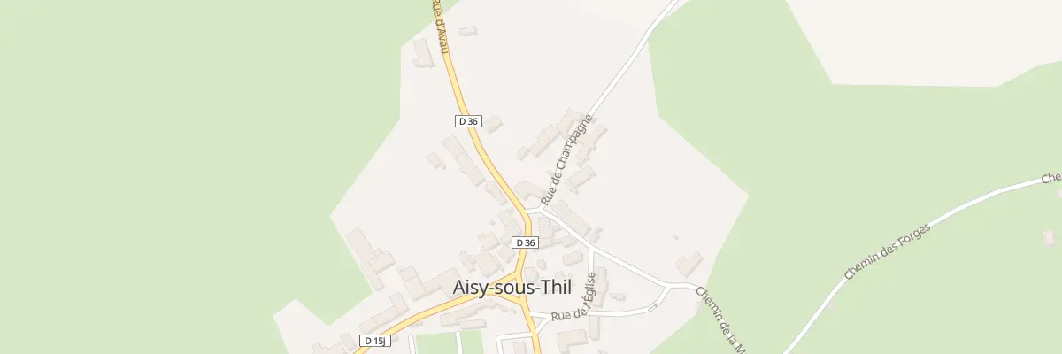 Plan du 4 Rue d’Avau à Aisy-sous-Thil