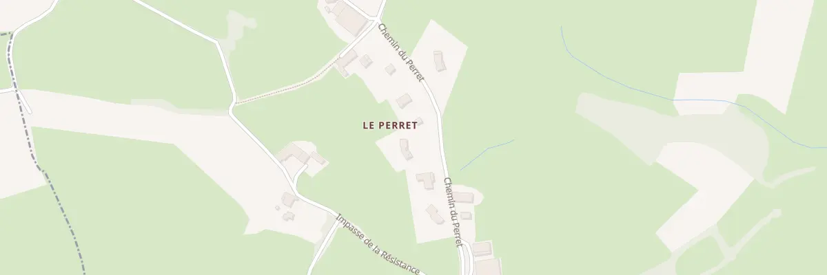 Plan du 555 Che du Perret à Chassigny-sous-Dun