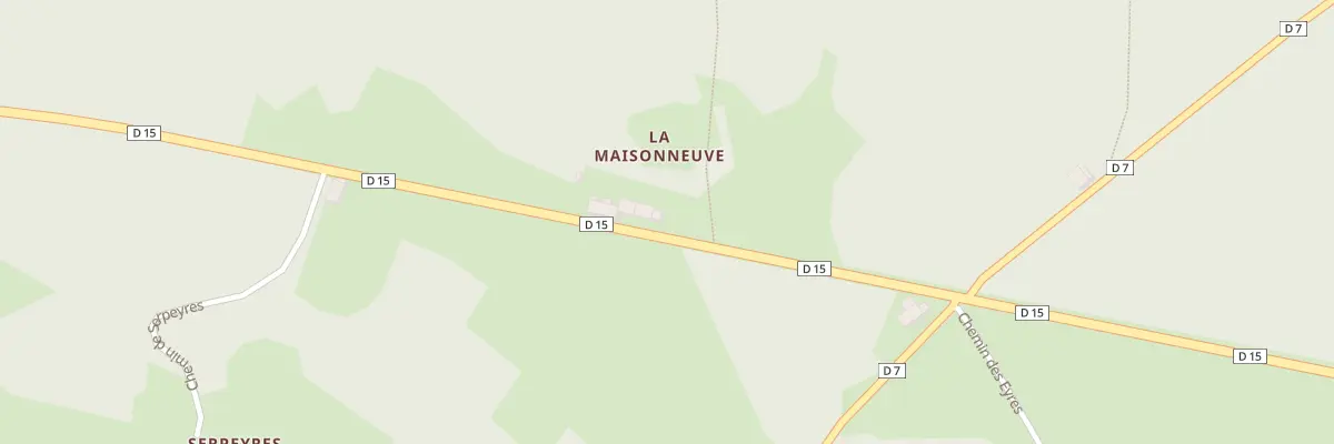 Plan du 240 Rte de Boussoulet au Chambon-sur-Lignon