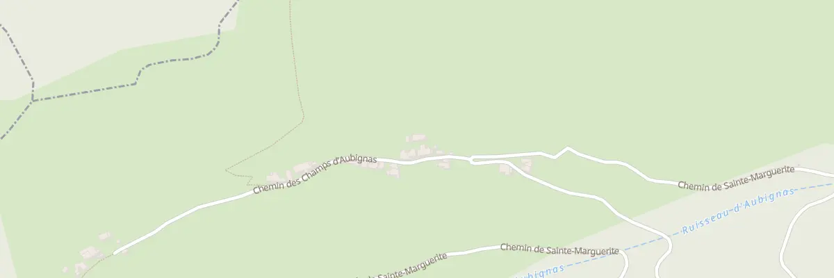 Plan du 10 Che des Champs d’Aubignas à Chirols