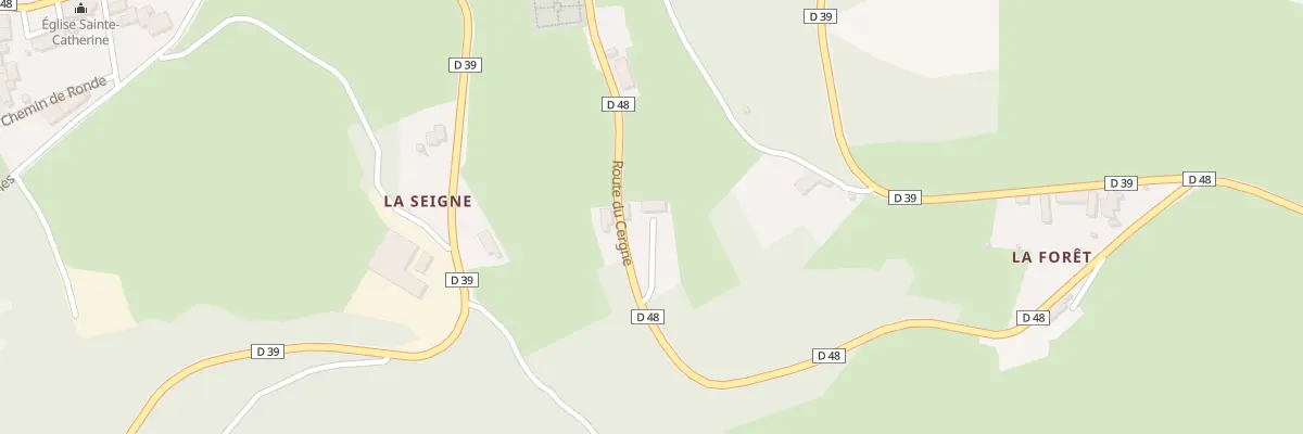 Plan du 565 Rte du Cergne à Arcinges