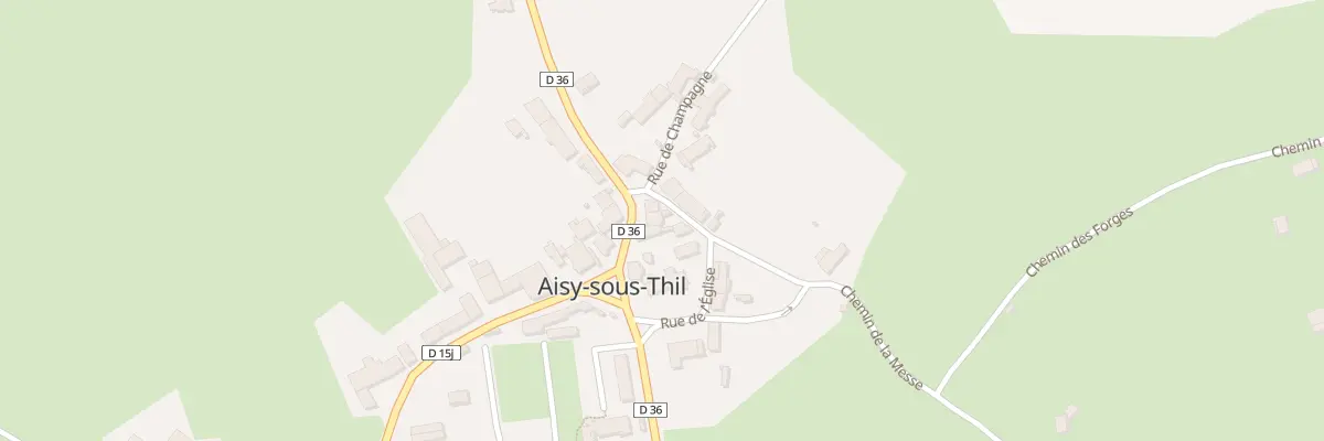 Plan du 3 Rue de l’Eglise à Aisy-sous-Thil