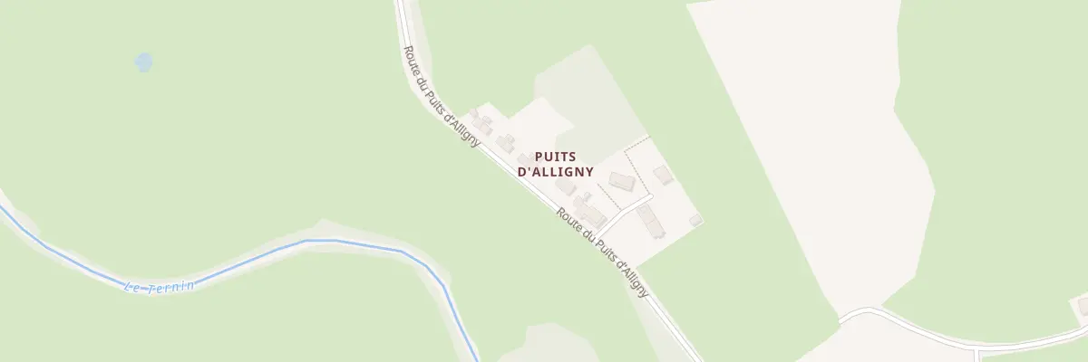 Plan du 56 Rte du Puits d’Alligny à Autun