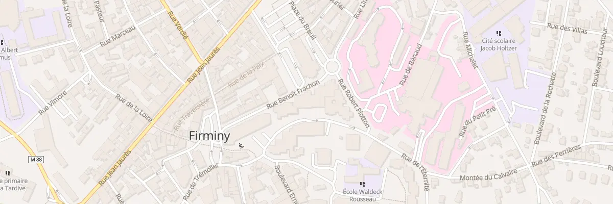 Plan du 5 Rue Laprat à Unieux