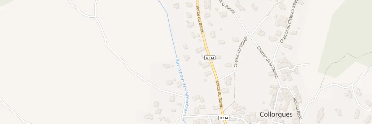 Plan du 5225 Rte de Baron à Collorgues