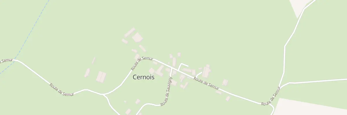 Plan du 5 Rte de Semur à Vic-de-Chassenay