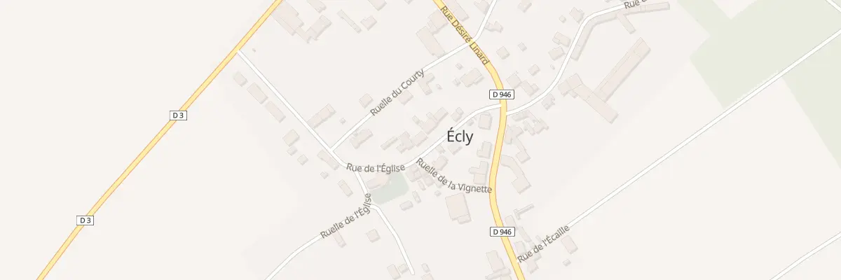 Plan du 96 Rue de l’Eglise à Écly