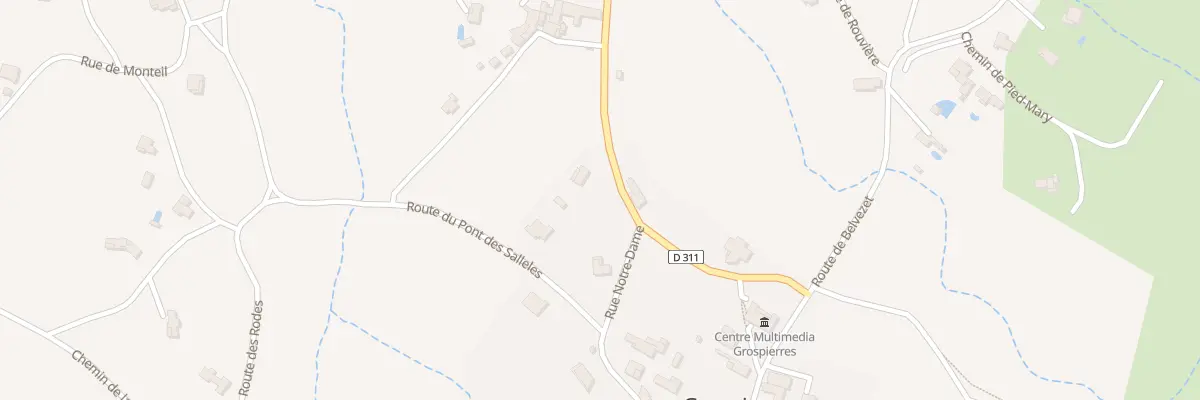 Plan du 14 Rue Notre-Dame à Grospierres