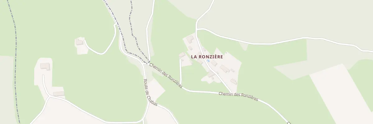 Plan du 740 Che des Ronzières au Cergne
