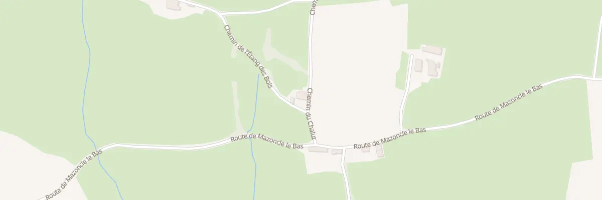 Plan du 71 Che du Chalut à Tancon