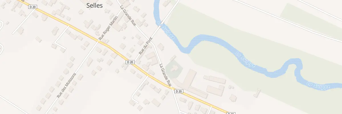 Plan du 1 Gr Grande Rue à Selles