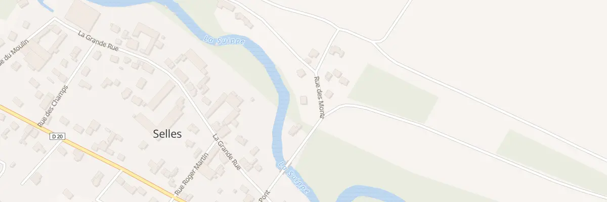 Plan du 2 Rue des Monts à Selles