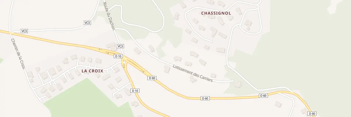 Plan du 15 Lot des Carriers à Salt-en-Donzy