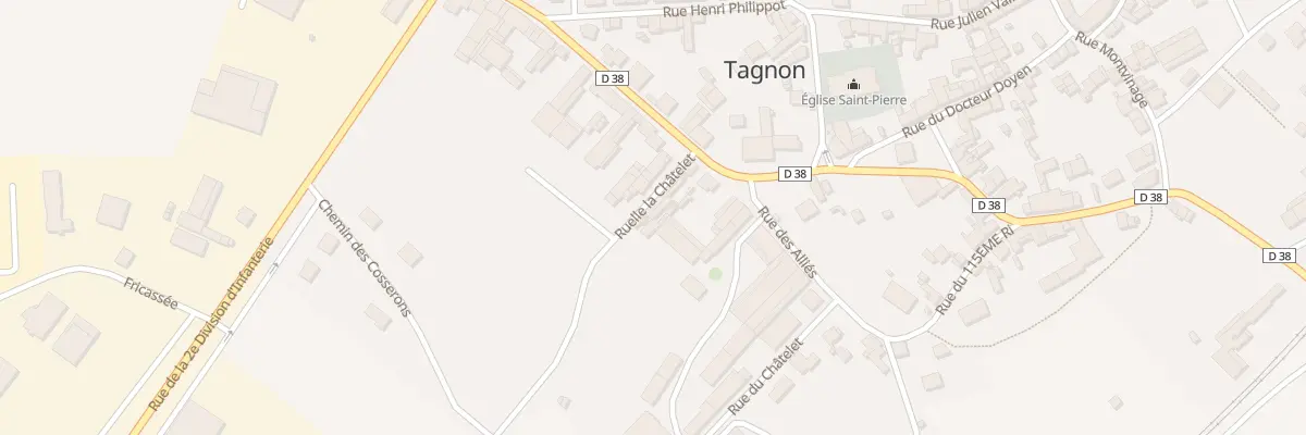 Plan du 21 Rue des Allies à Tagnon