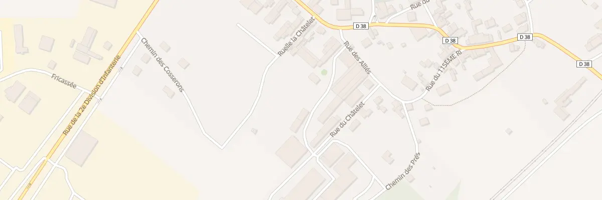 Plan du 25 Rue des Allies à Tagnon