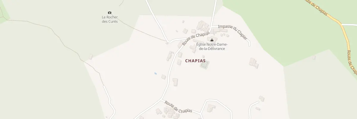 Plan du 5800 Chapias Est à Labeaume