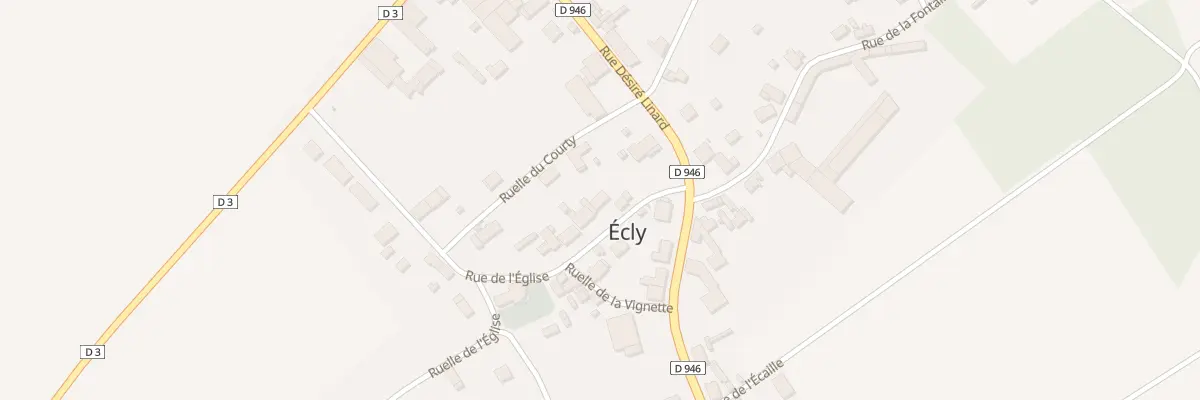 Plan du 60 Rue de l’Eglise à Écly