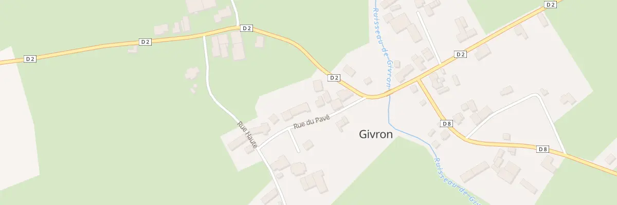 Plan du 6 Rue du Pave à Givron