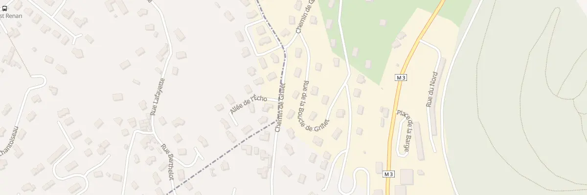 Plan du 10 Rue de la Boucle de Grillet à Firminy