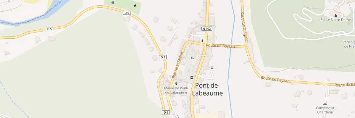Plan du 20 Rue de la Mairie à Pont-de-Labeaume