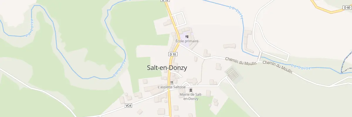 Plan du 92 Rue du Prieuré à Salt-en-Donzy