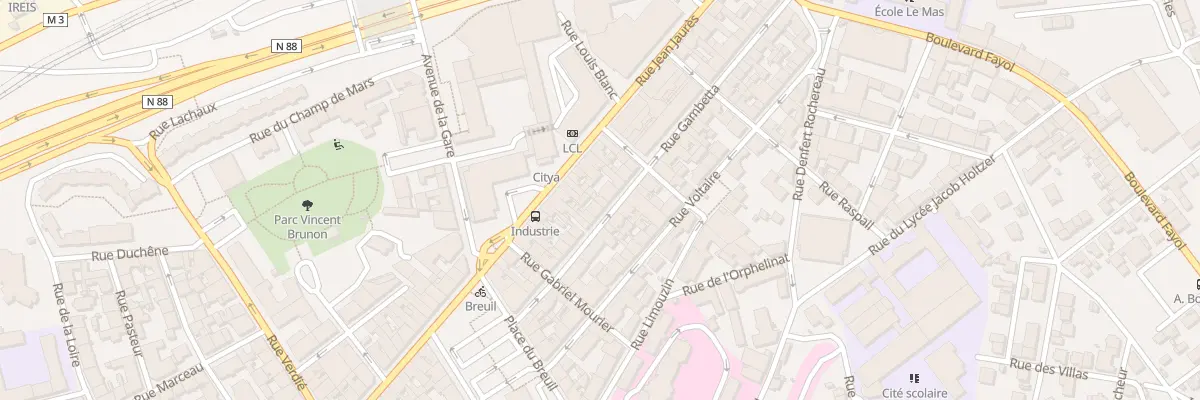 Plan du 26 Rue Gambetta à Firminy
