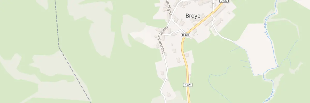 Plan du 3 Imp des Gaulois à Broye