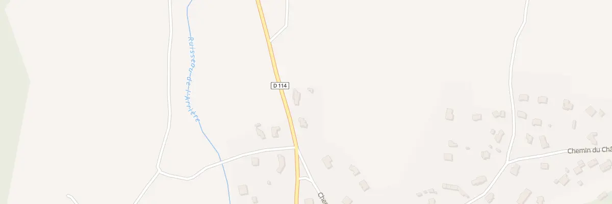 Plan du 28 Rte de Baron à Collorgues