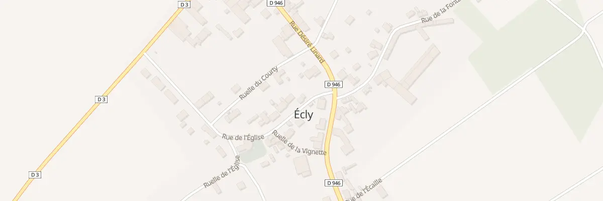 Plan du 52 Rue de l’Eglise à Écly