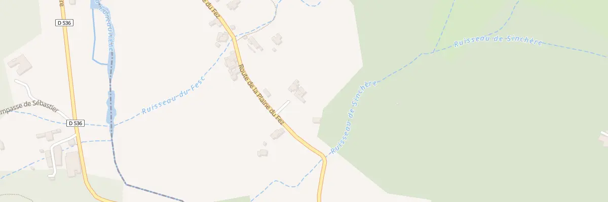 Plan du 5130 Le Fez Sud à Chirols