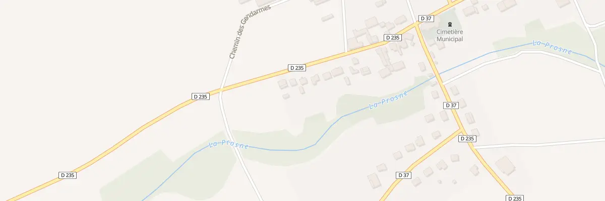 Plan du 20 Rue du Val de Vesle à Prosnes
