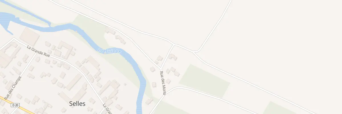 Plan du 3 Rue des Monts à Selles