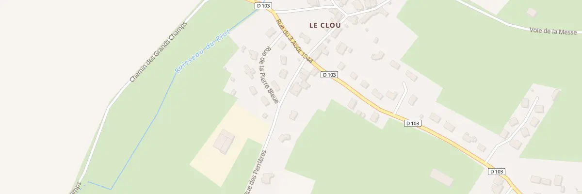 Plan du 3B Rue des Perrières à Genay