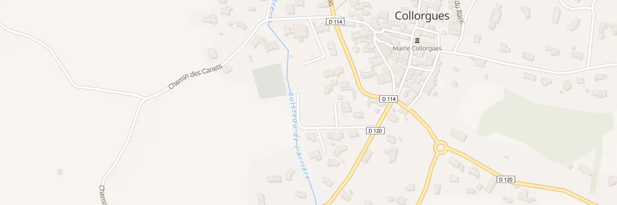 Plan du 14 Rte de St Dezery à Collorgues