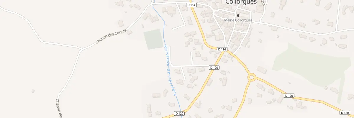Plan du 6090 Rte de St Dezery à Collorgues
