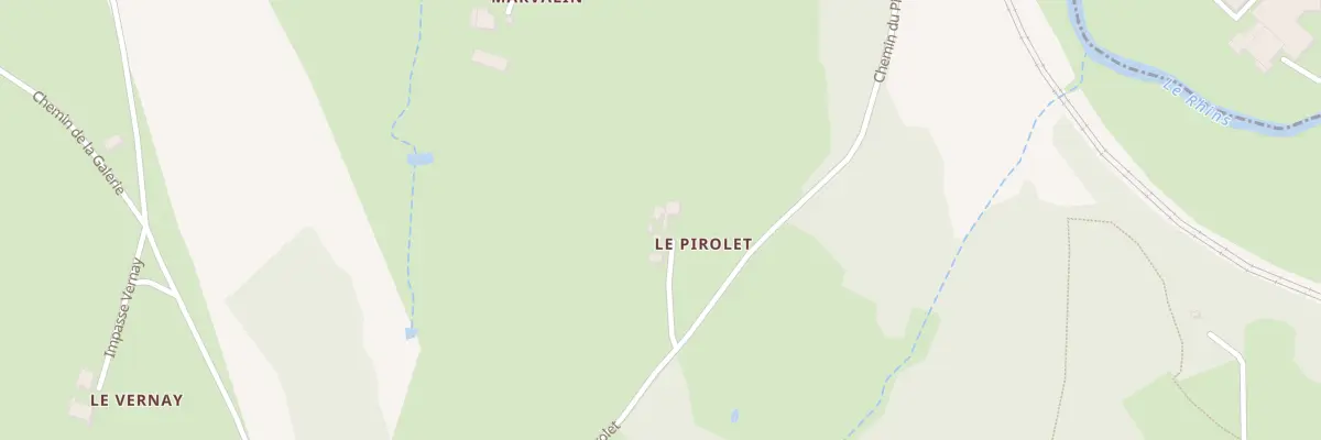 Plan du 379 Chem du Pirolet à Amplepuis