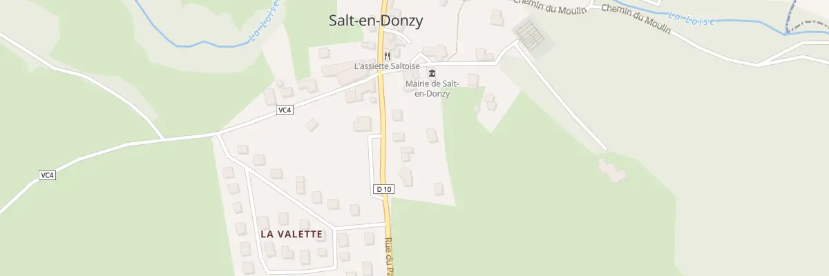 Plan du 73 Rte du Pavillon à Salt-en-Donzy