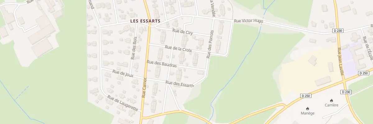 Plan du 4 Rue des Baudras à Sanvignes-les-Mines